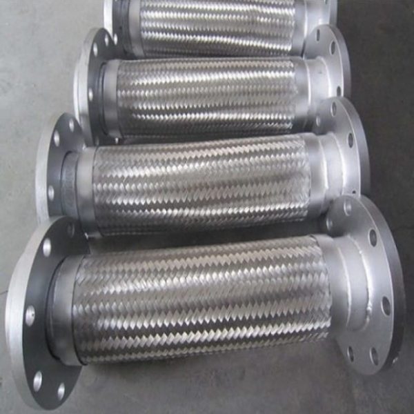 Flexible de Inoxidable con Bridas Acero
