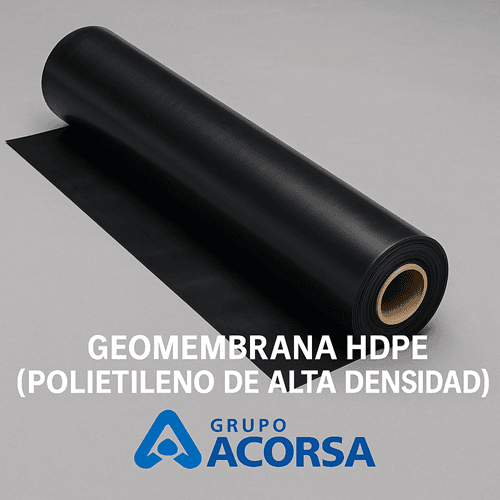 Geomembrana HDPE (Polietileno de Alta Densidad)