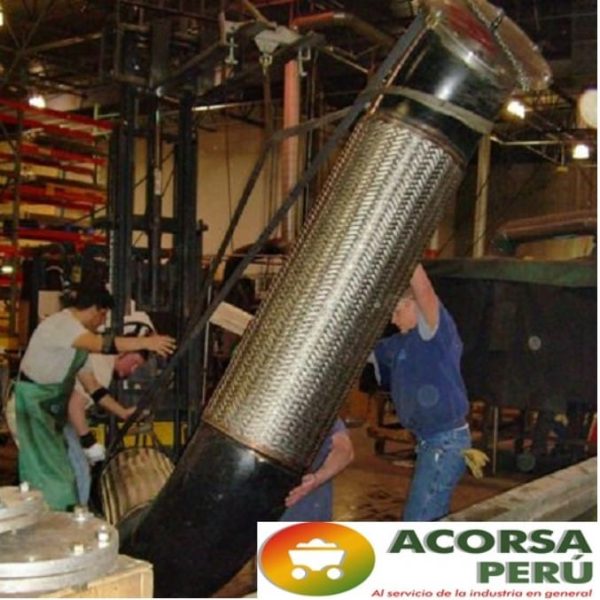 Juntas antisísmicas de acero inoxidable